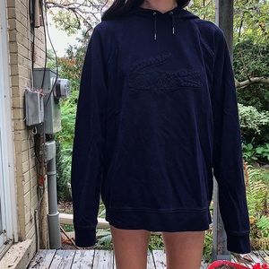 Navy Blue Lacoste Hoodie
